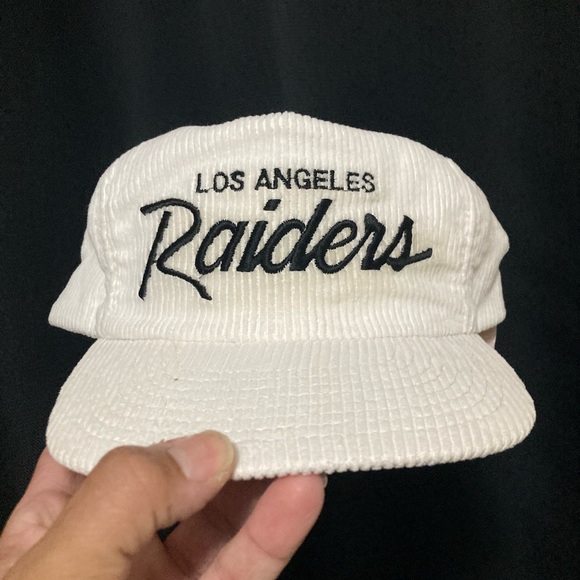 Vintage Los Angeles raiders sport specialties cord SnapBack